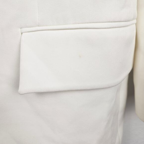 Retrofete Cream Blazer Size Small Single Breasted Fully Lined - Picture 12 of 12